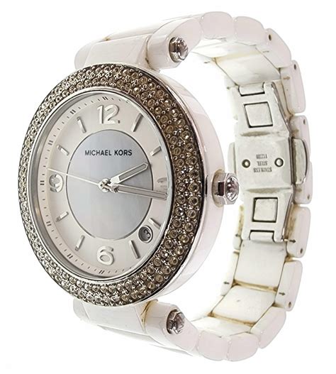 michael kors white ceramic watch 5300 stopped running|Michael Kors Watch Not Working: Reasons & Solutions .